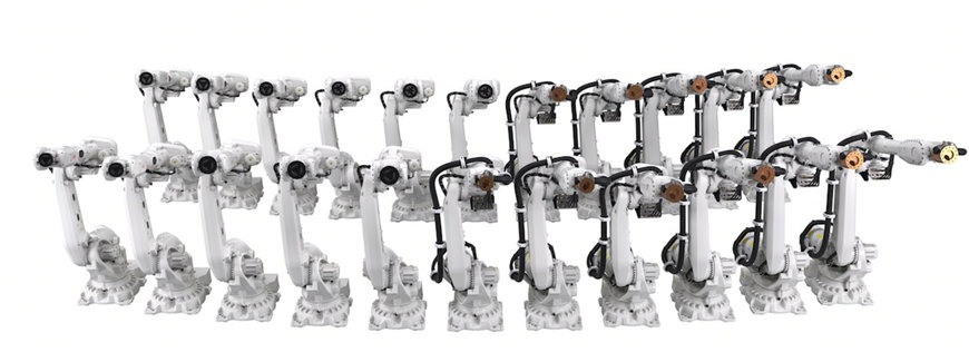 ABB amplia la famiglia dei robot di grandi dimensioni con quattro modelli a risparmio energetico e 22 varianti